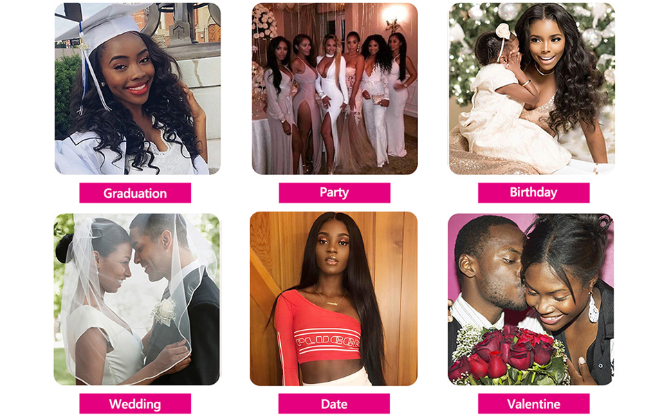 straight human hair lace front wigs for black women