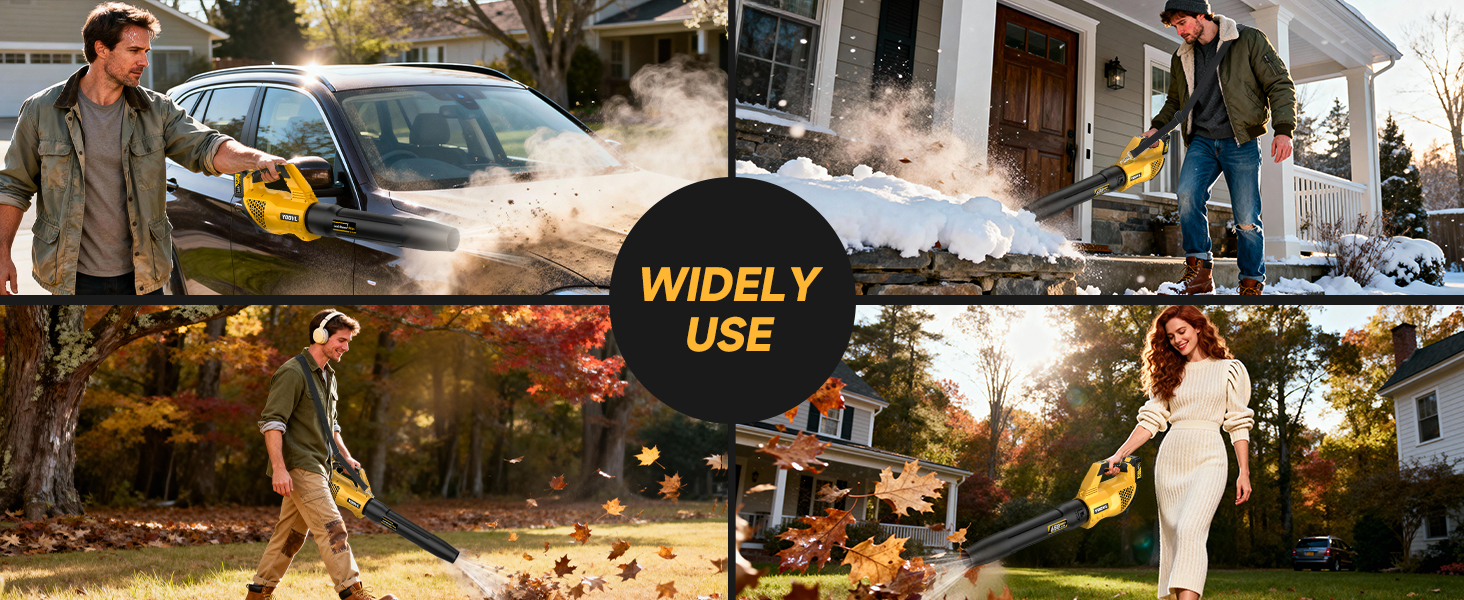 cordless leaf blower battery powered