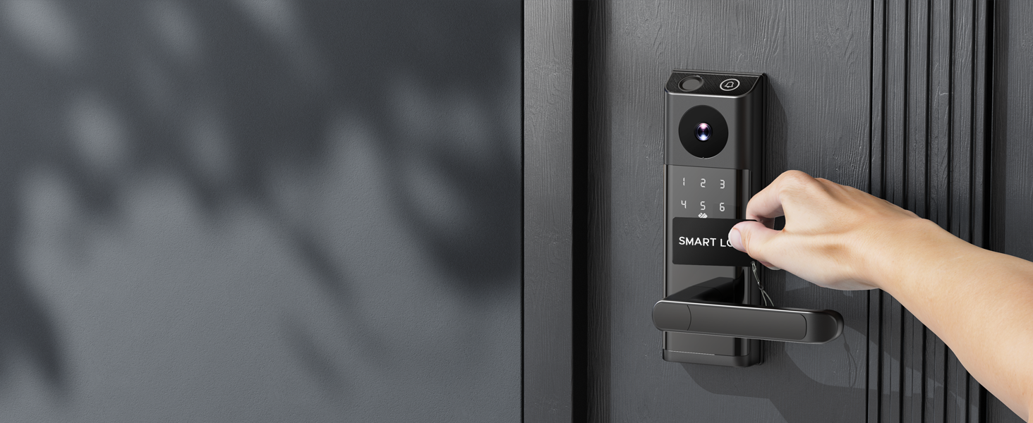 smart door lock with camera