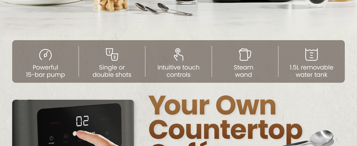 countertop cafe