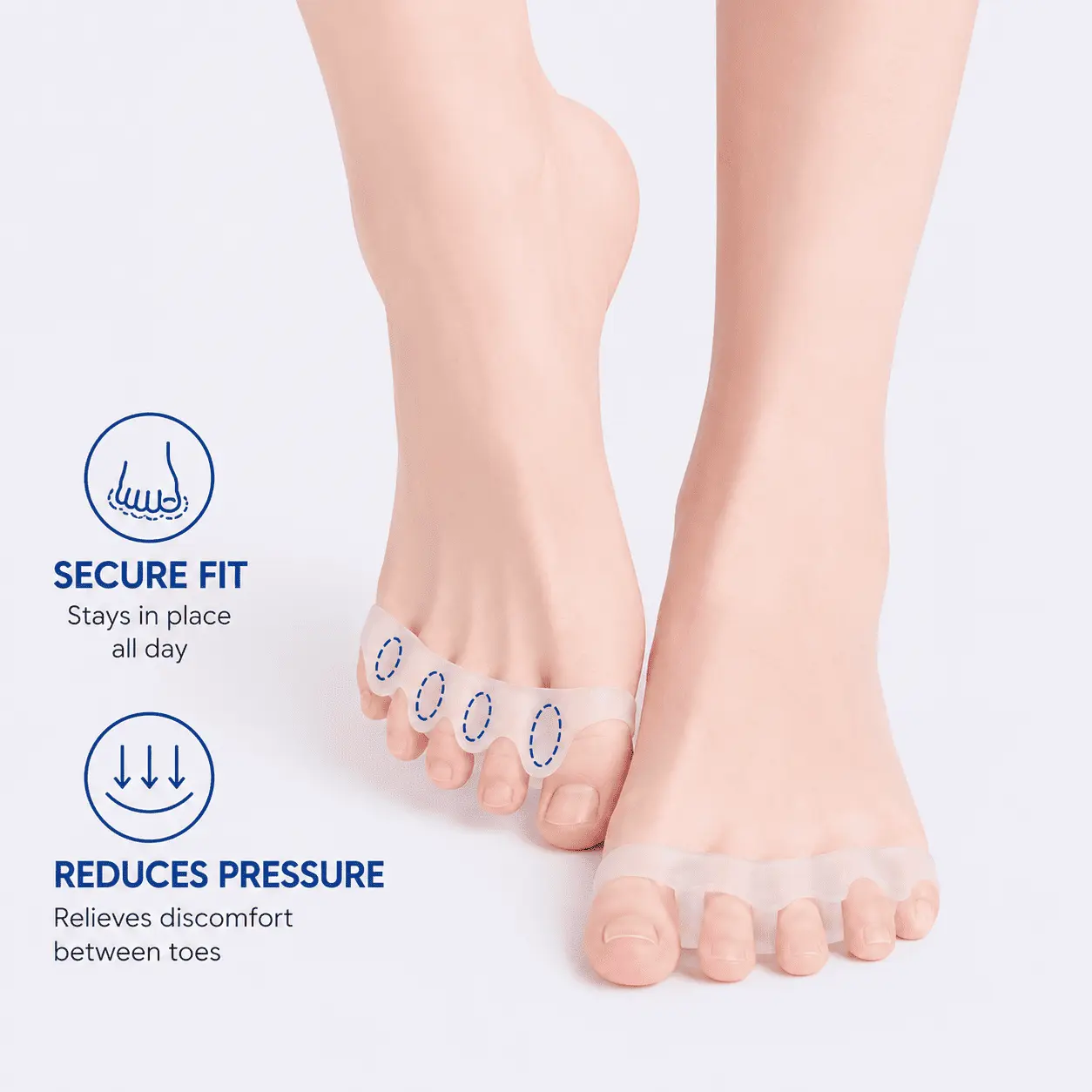 Velunor Day & Night Toe Spacer Comfort Set
