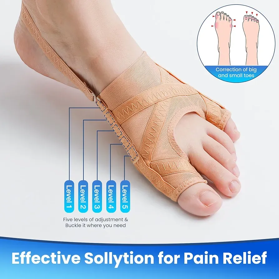 Everyday Comfort Foot Support Sleeves (Size S/L, Black/Beige)