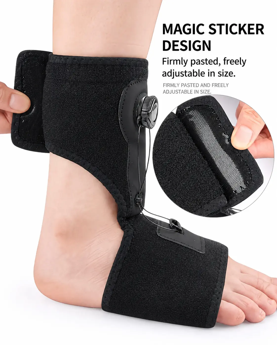 Unisex Adjustable Dial Ankle Stabilizer