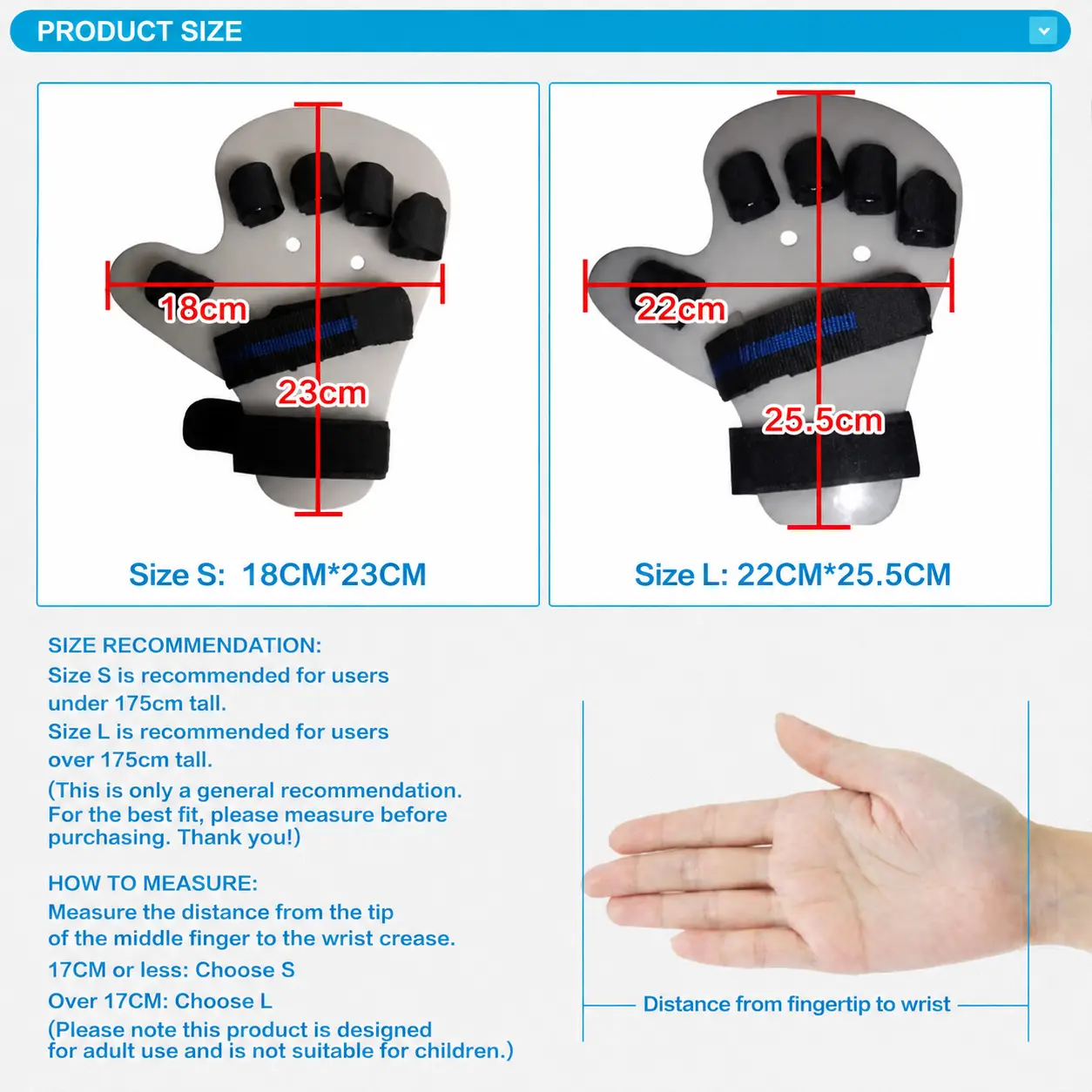 Full Palm Finger Stretching Board