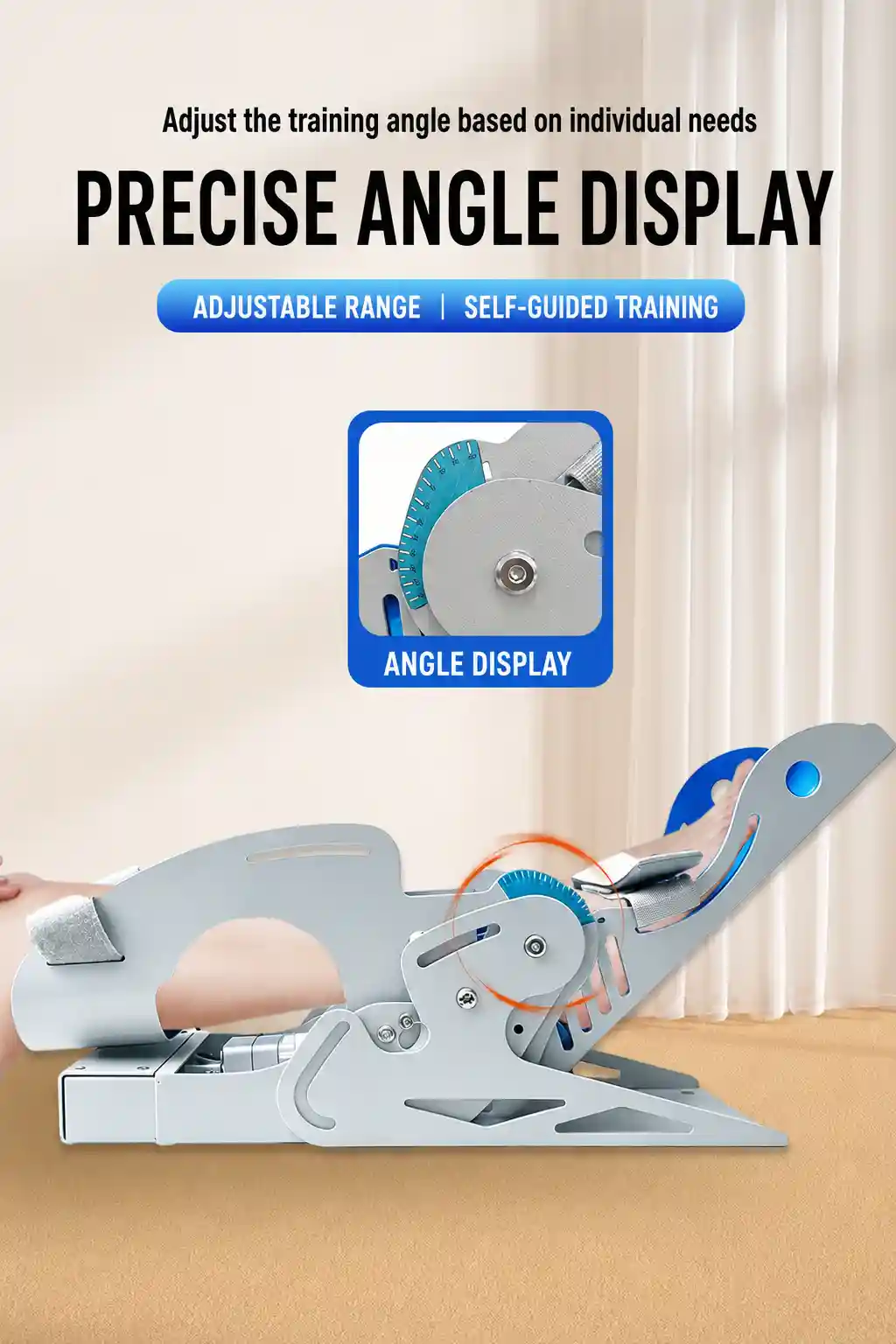 Electric Ankle Mobility Trainer with Remote Control – Adjustable Dorsiflexion & Plantarflexion Support