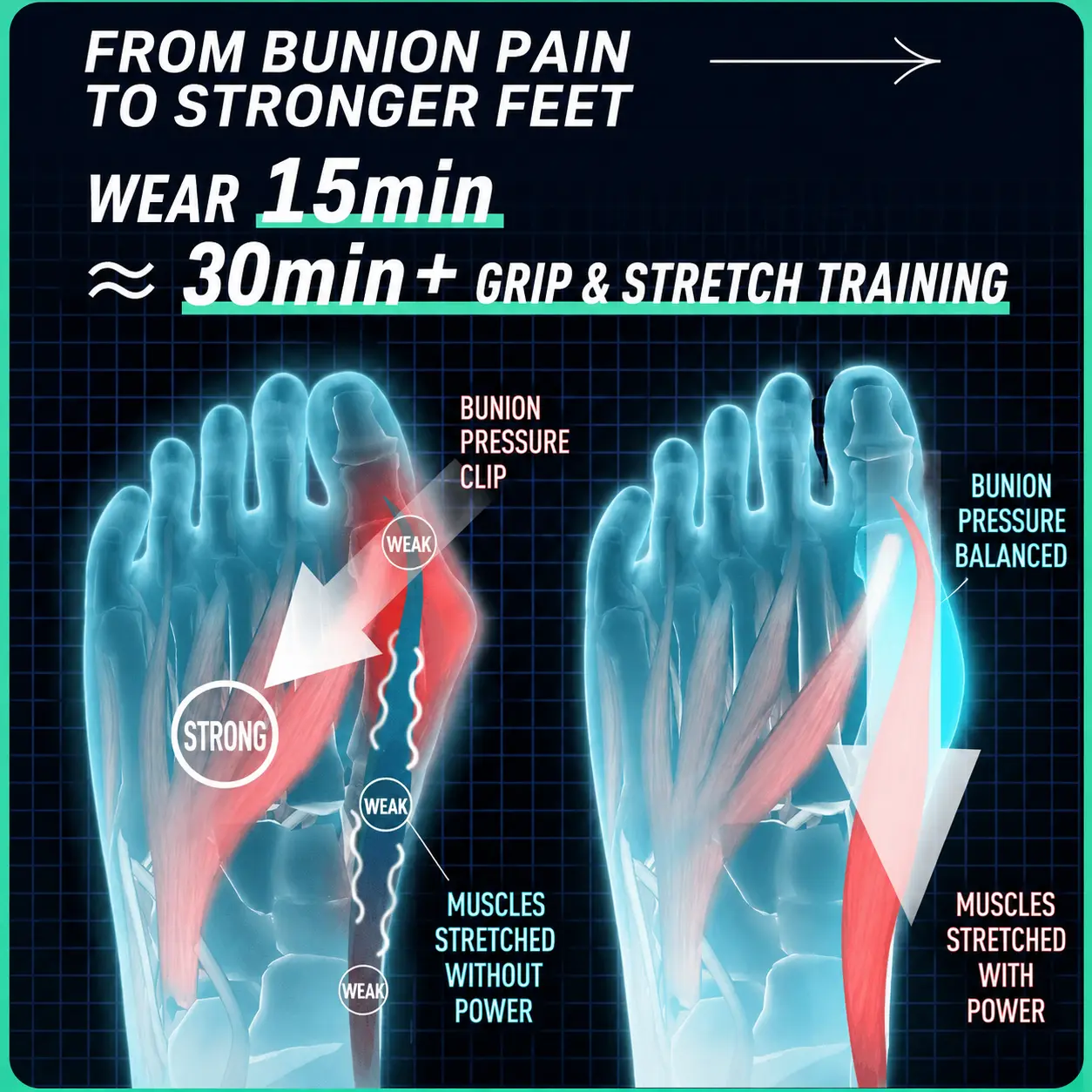 Smart Toe Trainer – Adjustable Foot & Toe Training Device