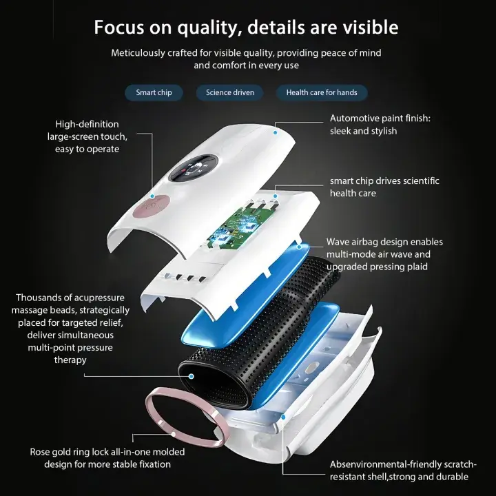 Smart LCD Hand & Forearm Massager