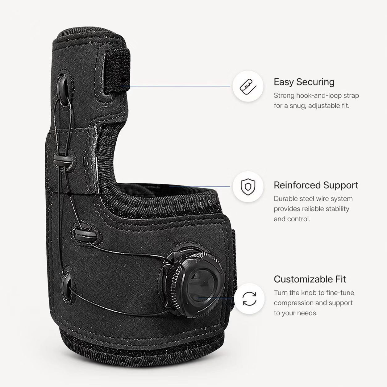 Adjustable Toe Alignment Support