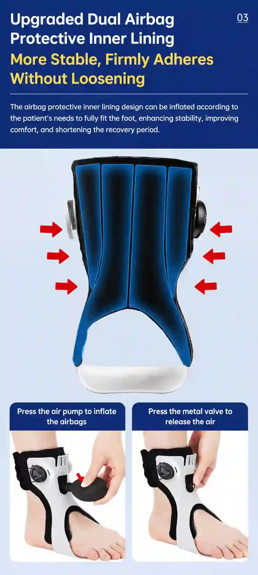 Adjustable BOA Dial Foot Drop Ankle Support Brace – Unisex Stabilizing Orthosis for Walking Assistance