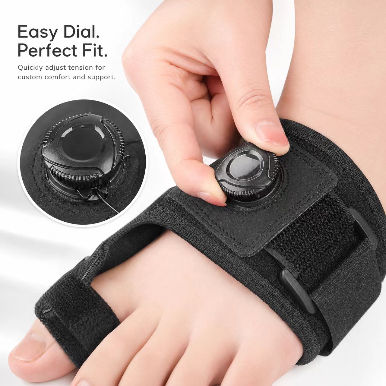 Adjustable Toe Alignment Support
