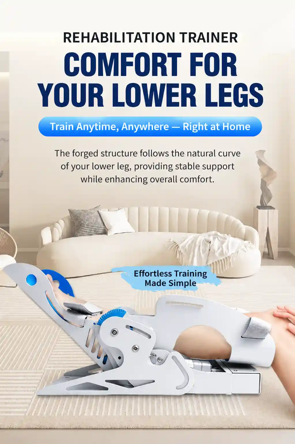 Electric Ankle Mobility Trainer with Remote Control – Adjustable Dorsiflexion & Plantarflexion Support
