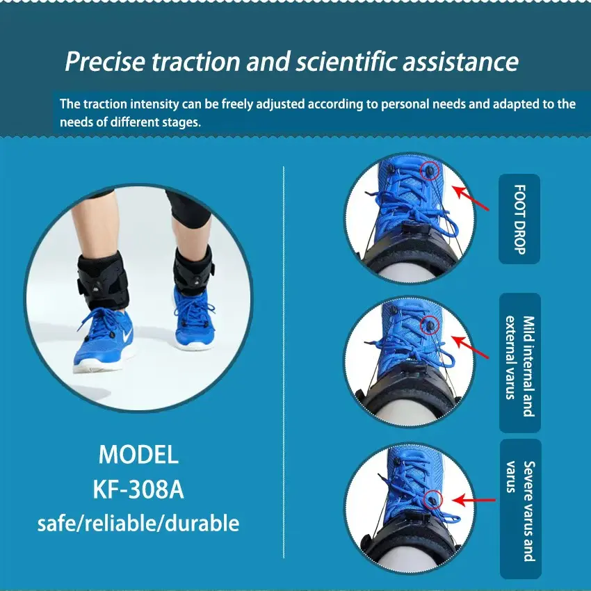AFO Foot Drop Brace – Adjustable Dial Support for Daily Mobility