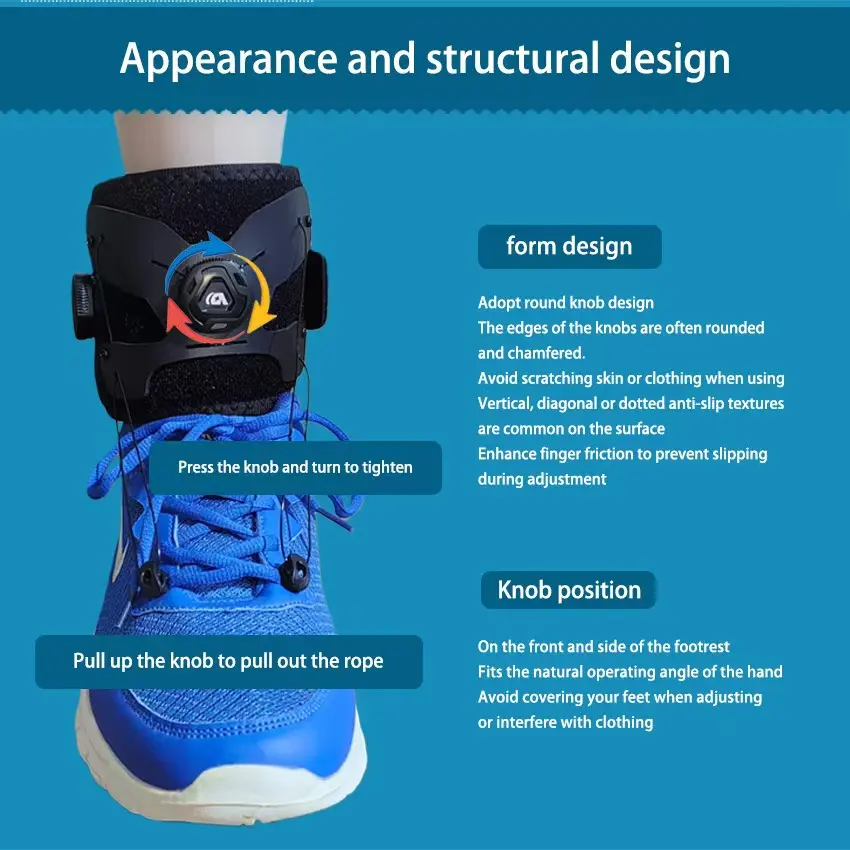 AFO Foot Drop Brace – Adjustable Dial Support for Daily Mobility