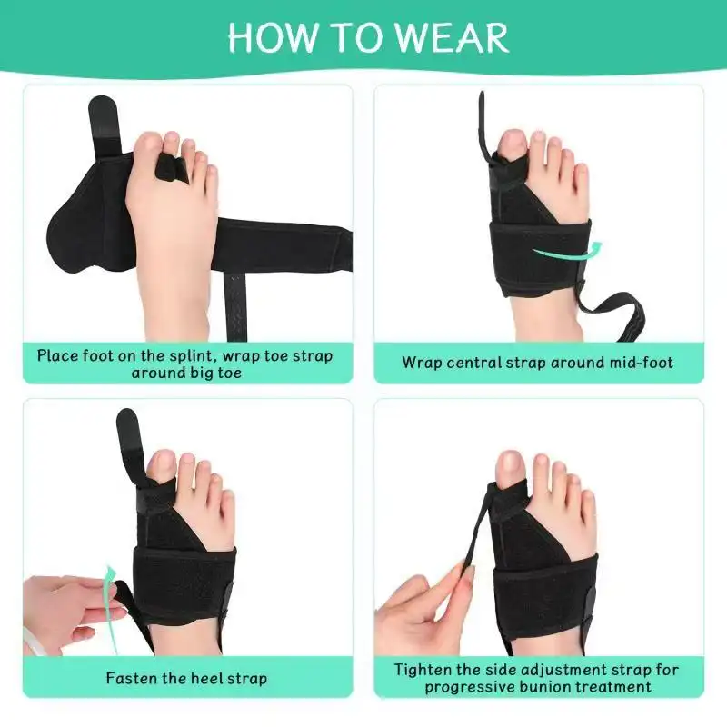 Adjustable Bunion Support Splint for Big Toe Comfort