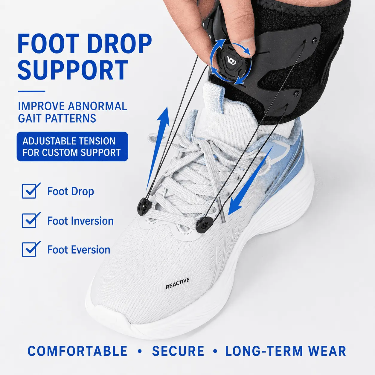 Velunor Foot Drop Support Brace