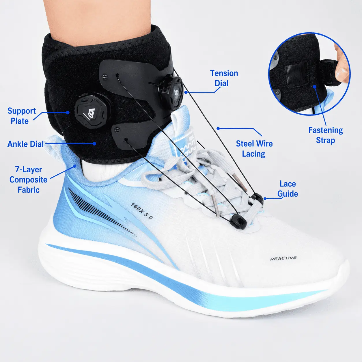 Velunor Foot Drop Support Brace