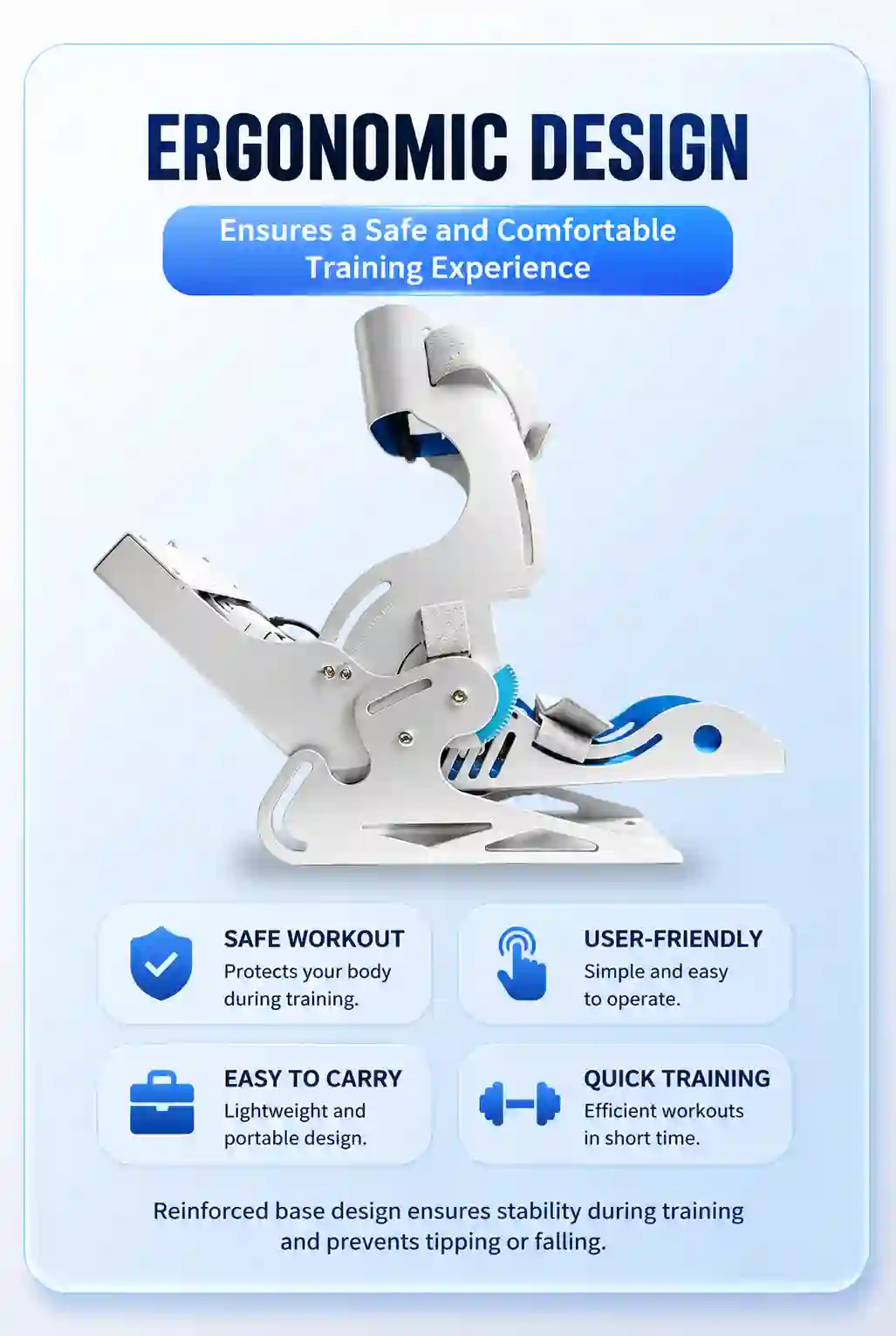 Electric Ankle Mobility Trainer with Remote Control – Adjustable Dorsiflexion & Plantarflexion Support