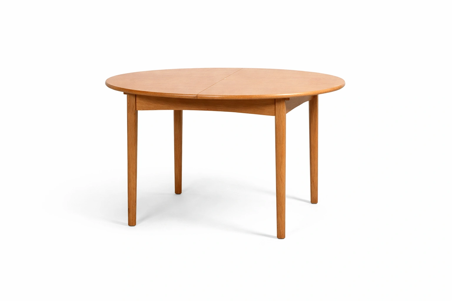 Esstisch Rund Holz Natur Ausziehbar-dunvexa