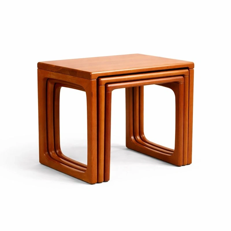 Set Nesting Beistelltische Holz Braun-nivvira