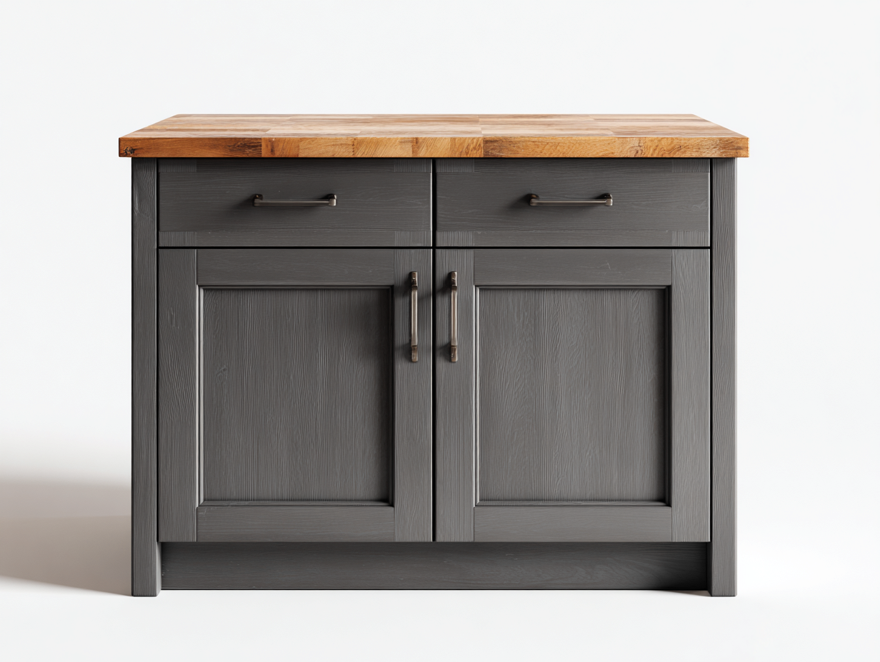 Sideboards Holz MDF 100x40x80 cm dunkelgrau-eiche - geeignet für Esszimmer - modernes Design-Coluxnidecor
