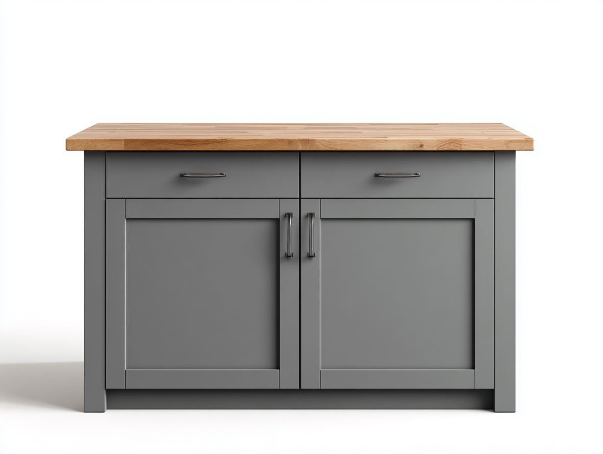 Sideboards Holz MDF 110x40x80 cm grau-eiche - geeignet für Esszimmer - modernes Design-Coluxnidecor
