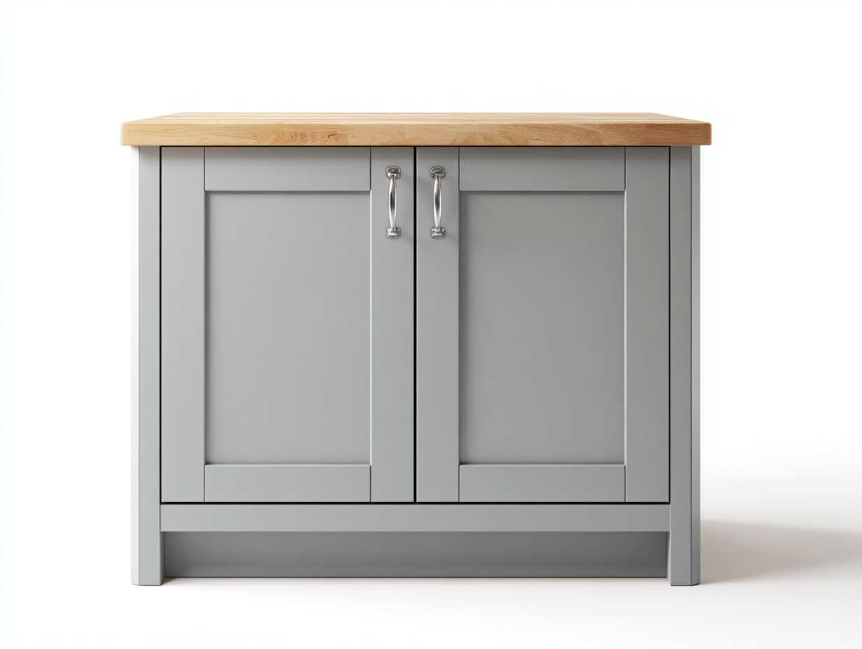 Sideboards Holz MDF 95x40x80 cm hellgrau-eiche - geeignet für Esszimmer - modernes Design-Coluxnidecor