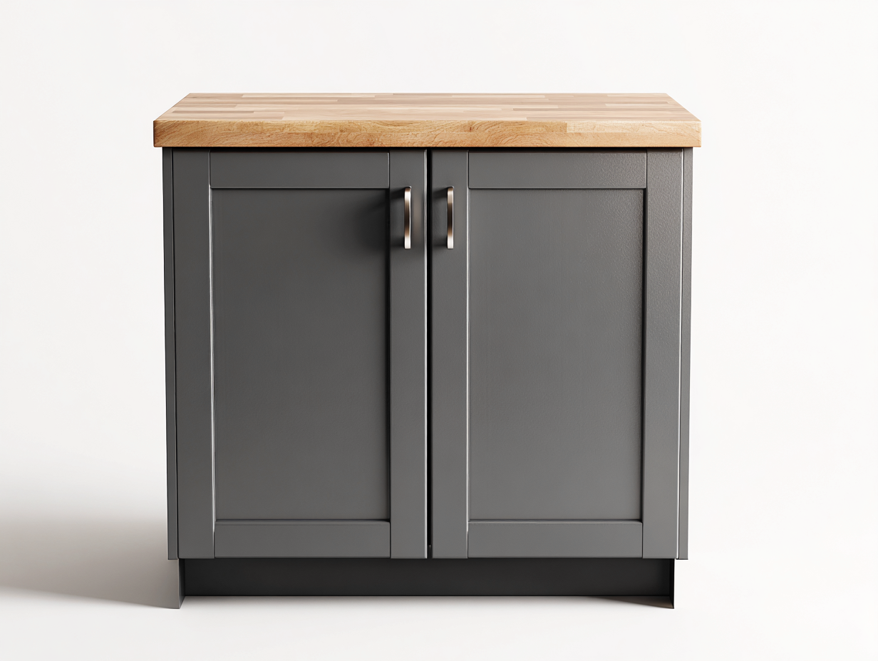 Sideboards Holz MDF 90x40x80 cm grau-eiche - geeignet für Esszimmer - modernes Design-Coluxnidecor