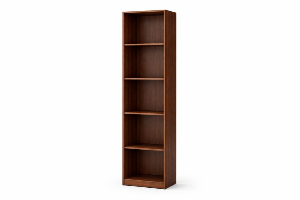 Engineered wood 5-Shelf Bookcase 180x40x30cm