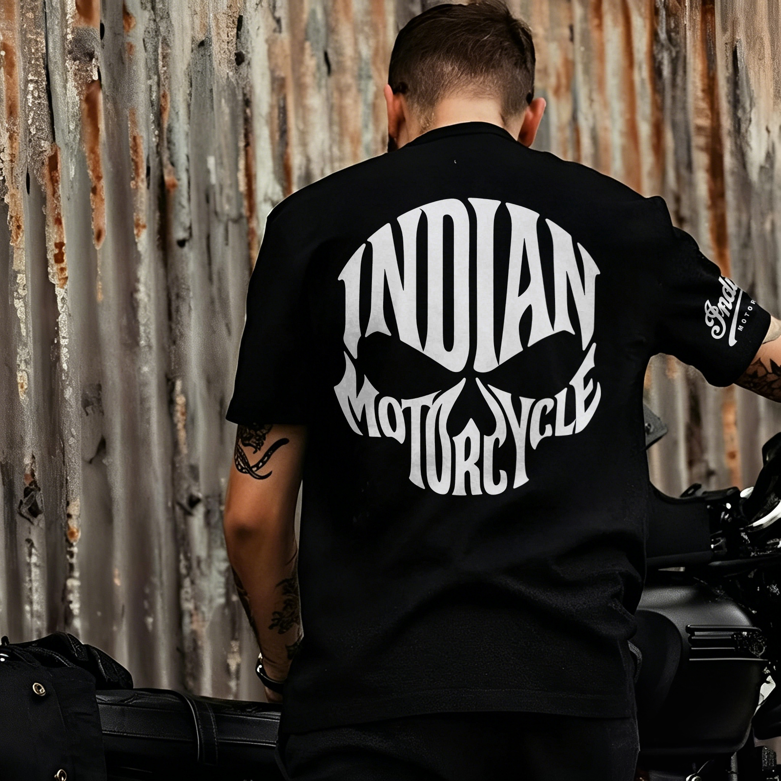 Indian Motorcycle, Indian Motorcycle Company, Imc Printed Men's T-shirt