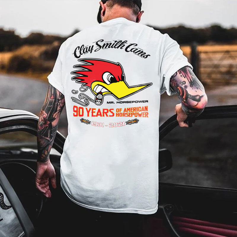 CLAY SMITH CAMS Mr. Horsepower Print Men's T-shirt