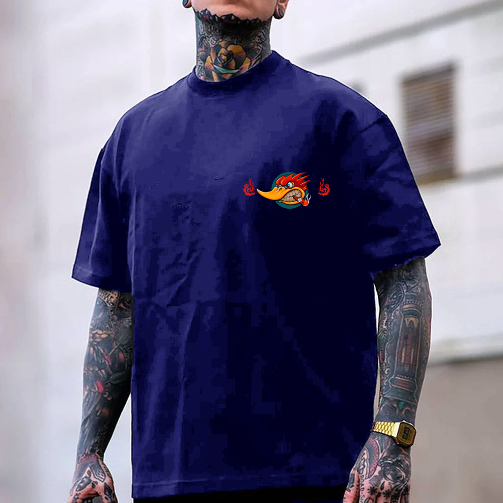 BAD CHOICES MAKE GOOD STORIES Hot Rod Bird Print Men's T-shirt