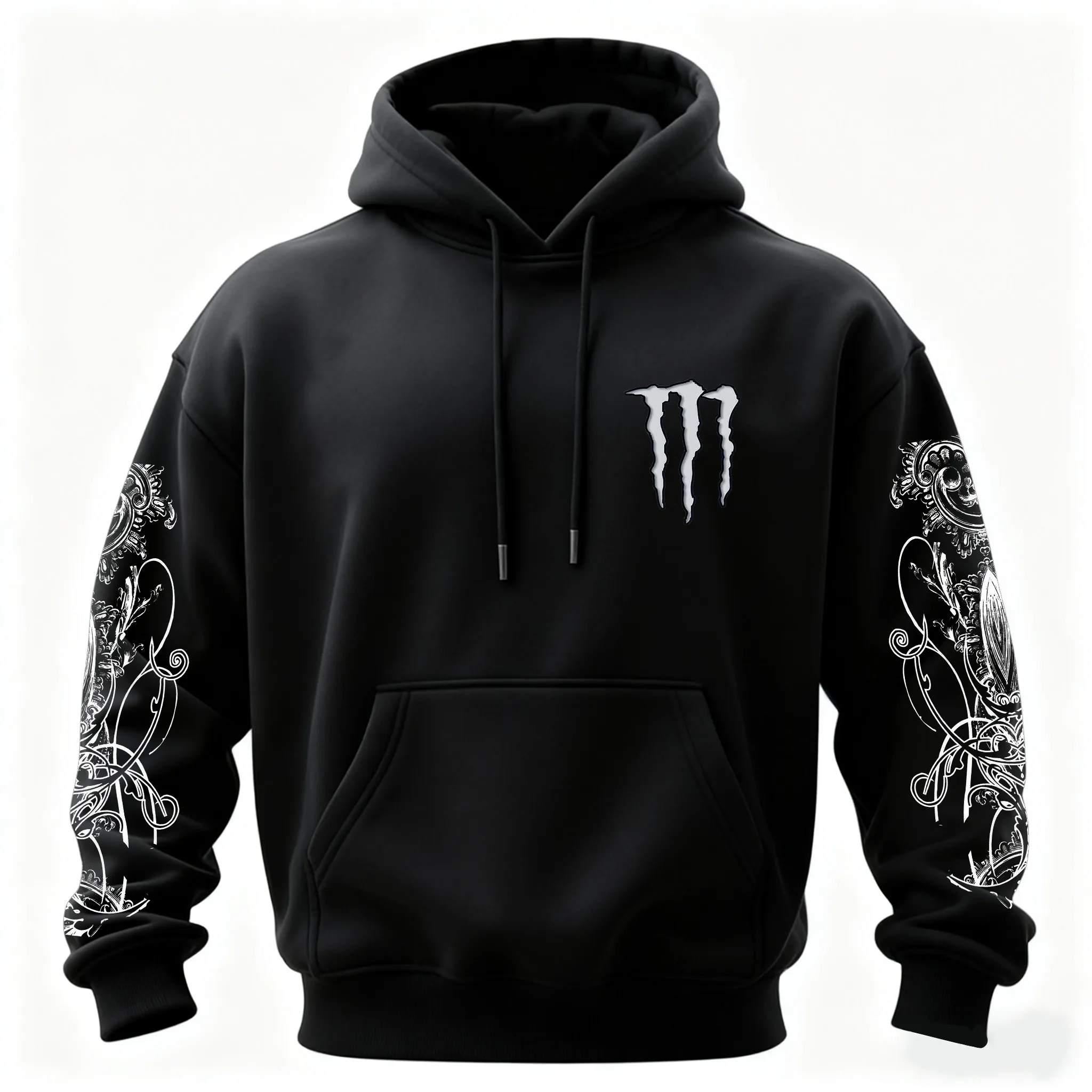 Monster Energy Zero Ultra Tattoo Sleeve Printed Men's Hoodie