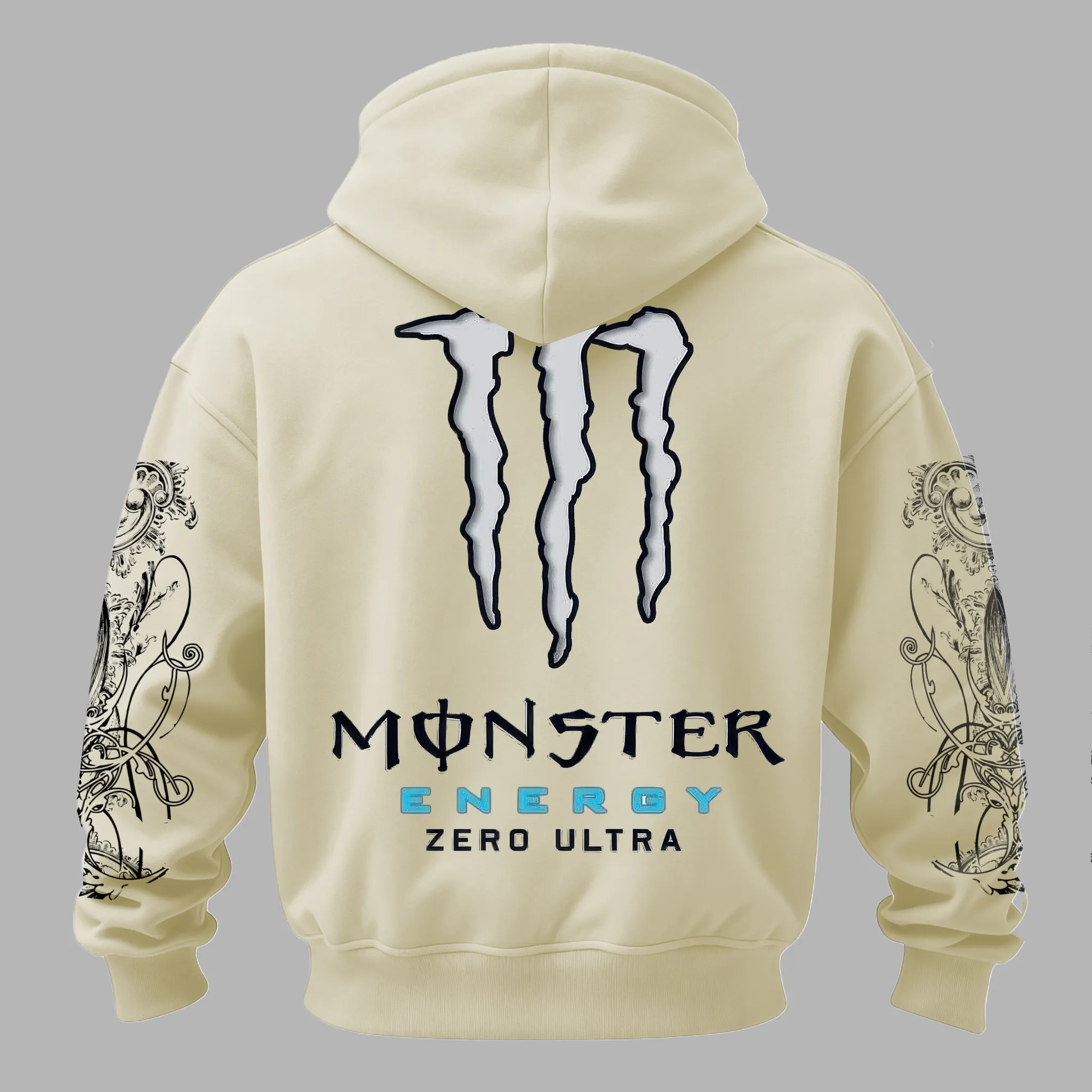 Monster Energy Zero Ultra Tattoo Sleeve Printed Men's Hoodie