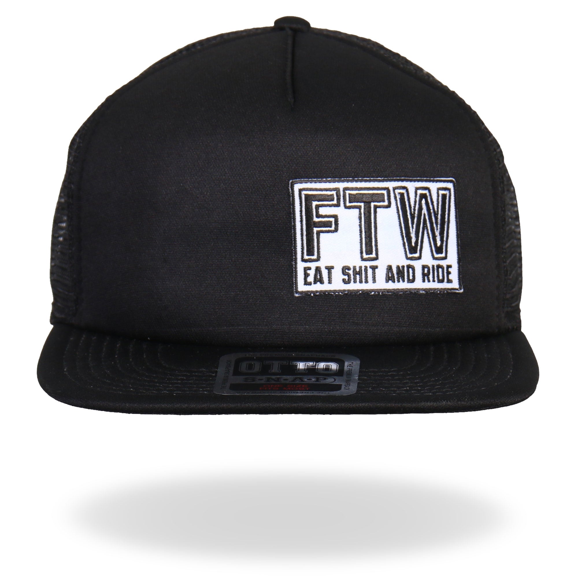  FTW All Black Snap Back Hat