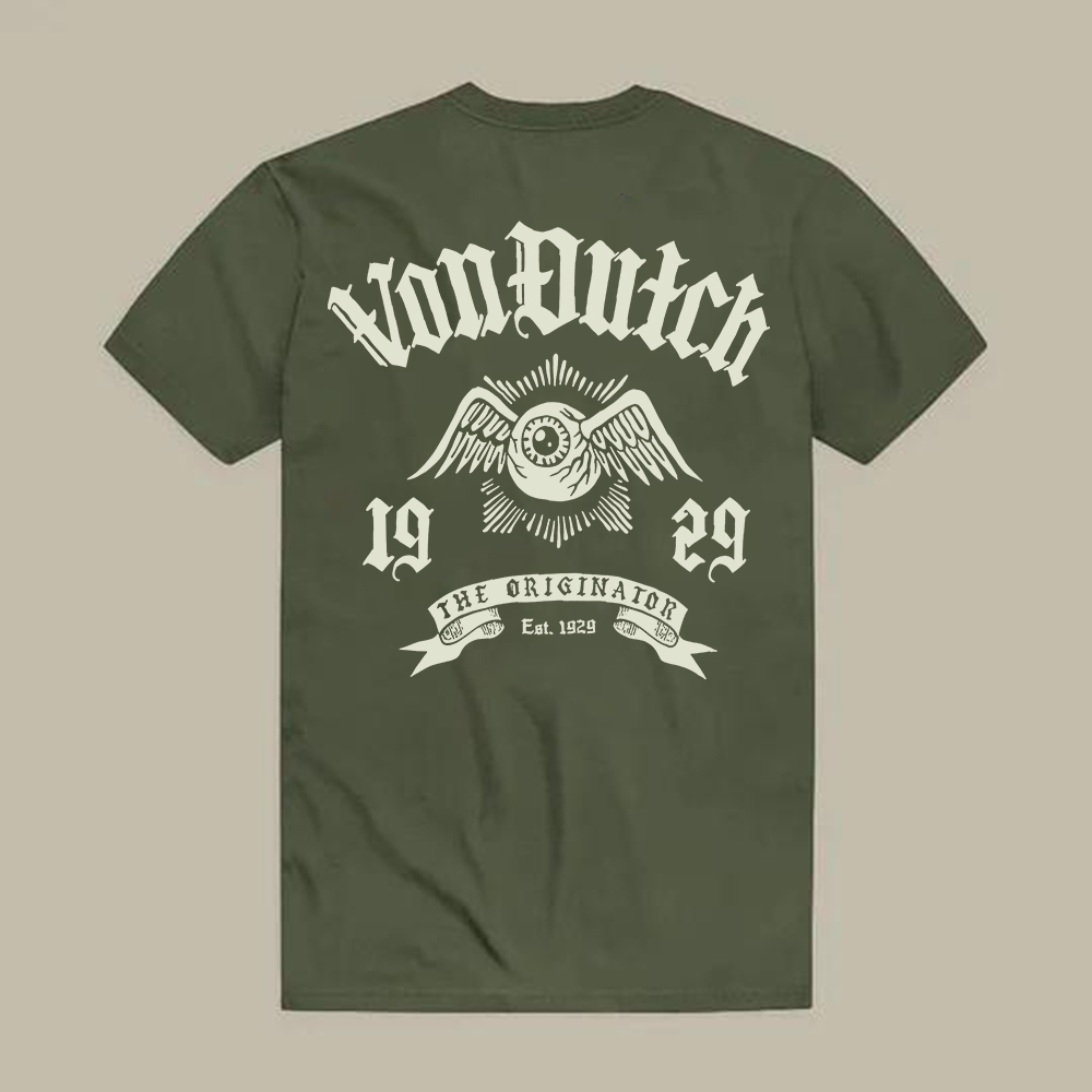 Von Dutch 19 29 The Originator Est. 1929  Printed Men's T-shirt