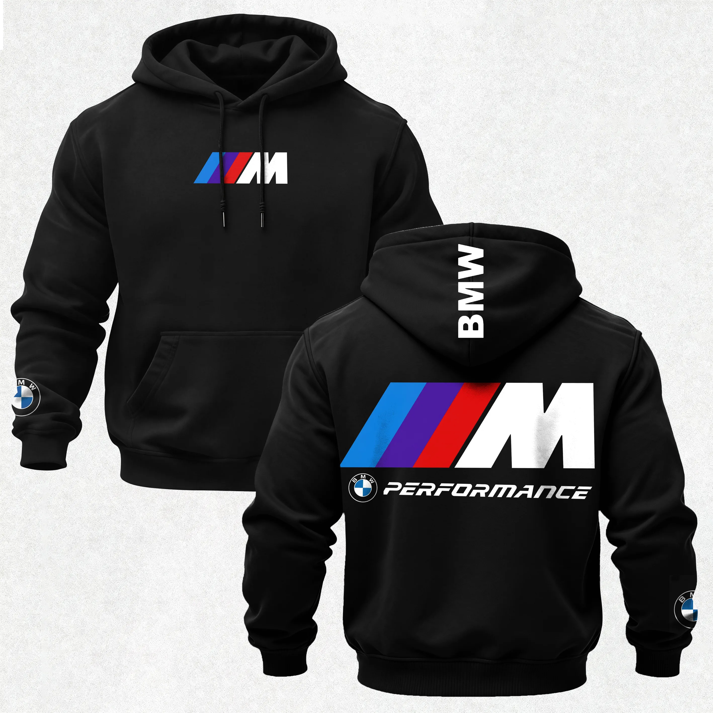 Bmw M Performance Logo Printed Men's Hoodie