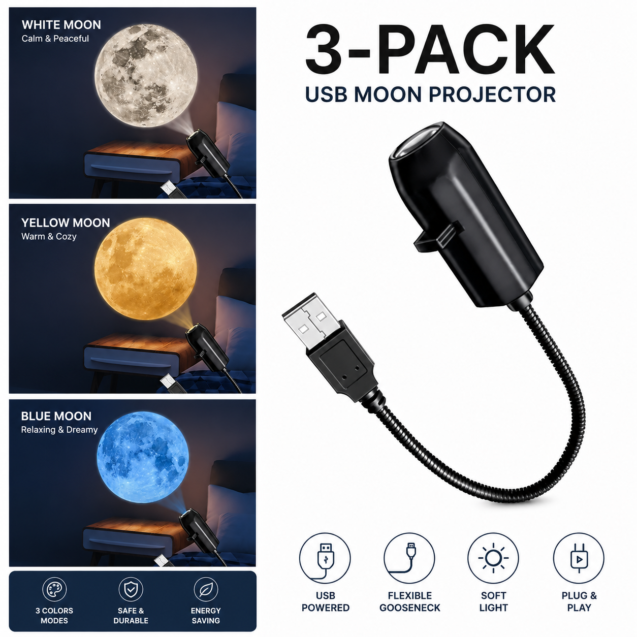 ✨Transform Your Room Into a Magical Wonderland-🌌Viral Starry Sky Projection Lamp