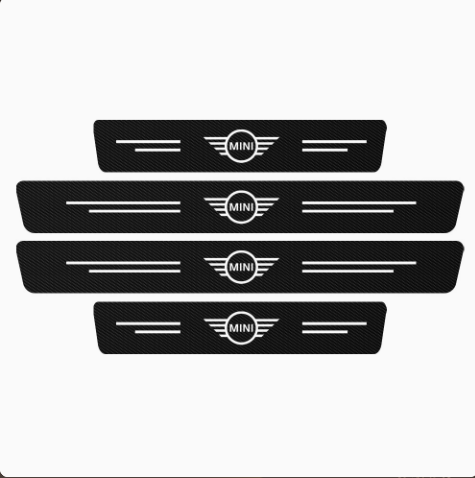 🚗 Protect Your Car From Everyday Scratches-- Premium Carbon Fiber Door Sill Protectors