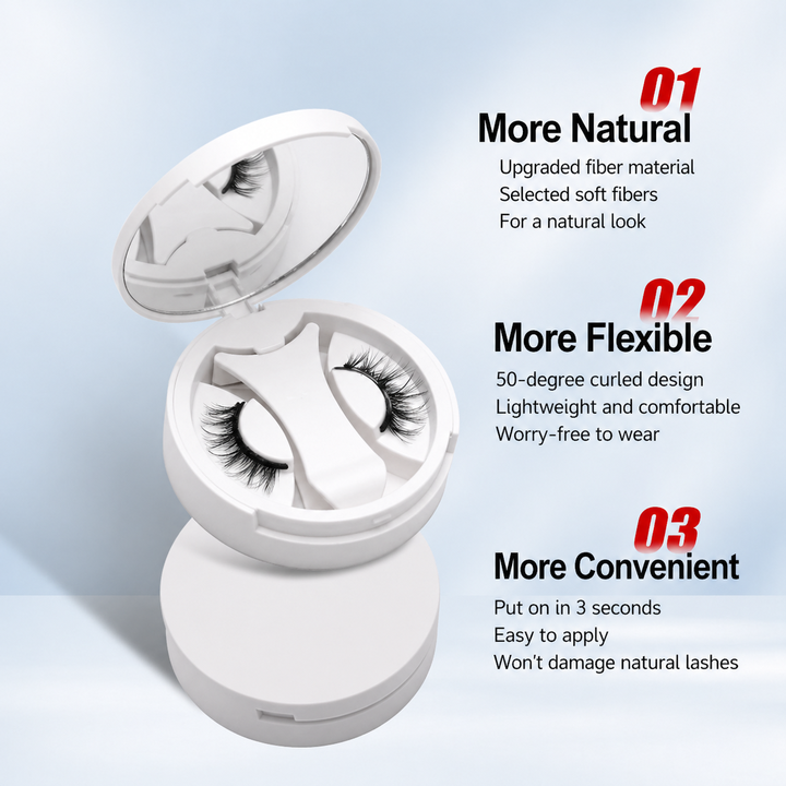 Magnetic False Eyelash Series | No Glue Required • Instant Application • Built-in Eye-Brightening Effect