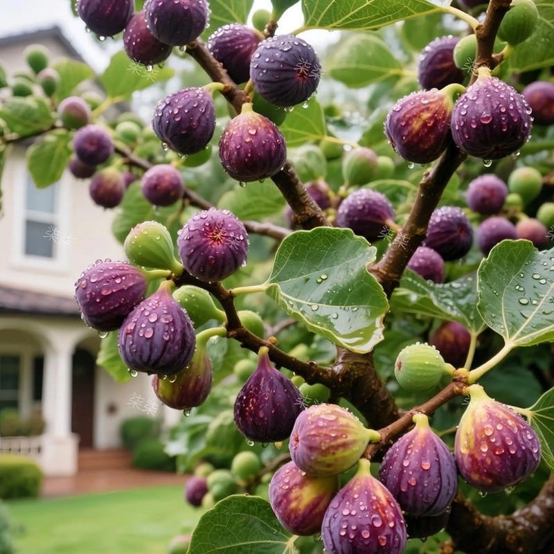 🏆Over 65,000 SOLD!🌿Mission Fig Tree Live Plant Seeds – Easy to grow on your porch and balcony at home