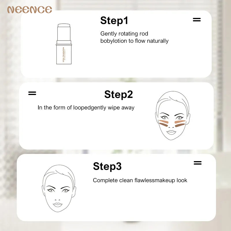 NEENCE®🎁BUY 1 GET 1 FREE💜Concealer Foundation Stick