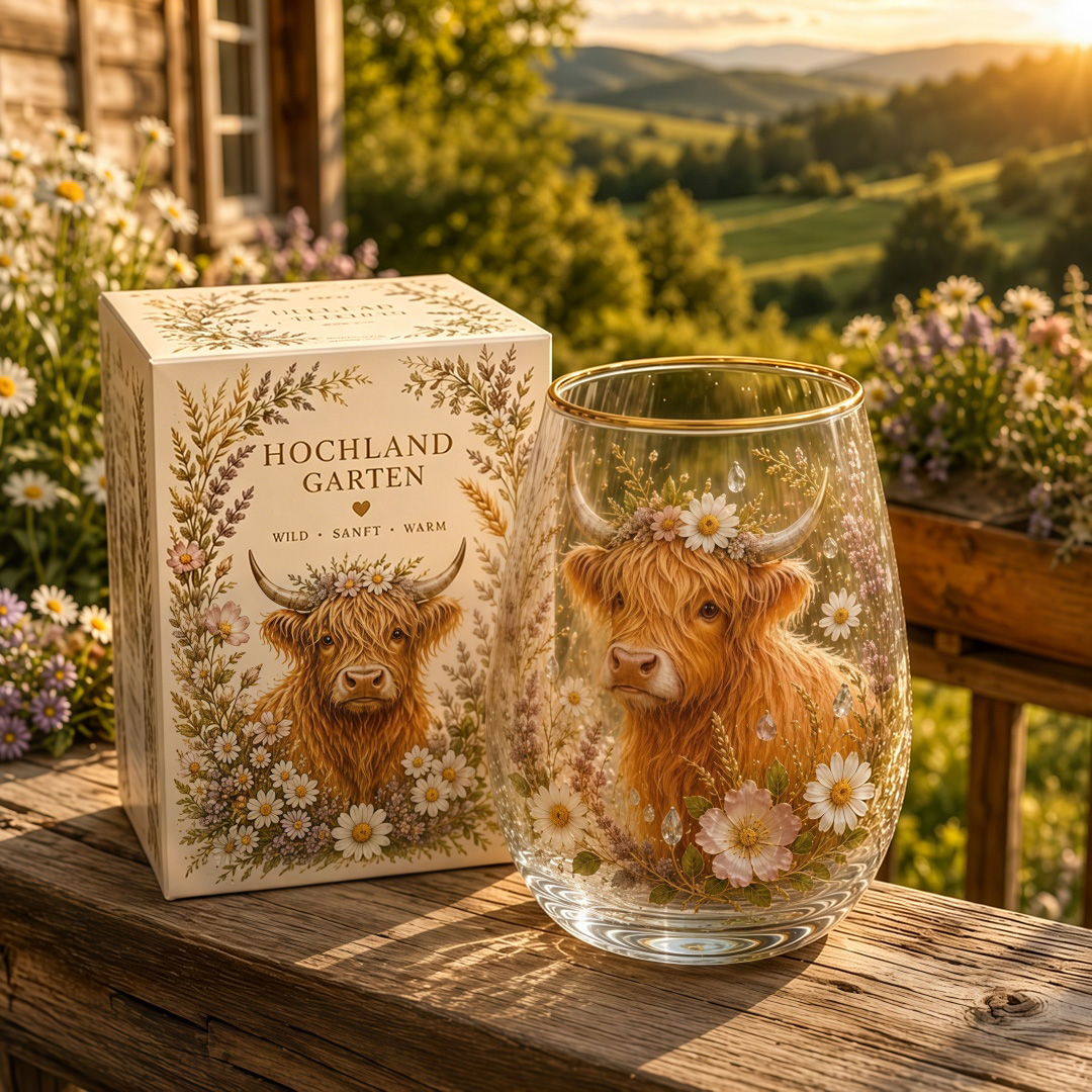 🌸 Limitierte Edition 2026 · Kolibri-Garten Glasbecher☀️☕