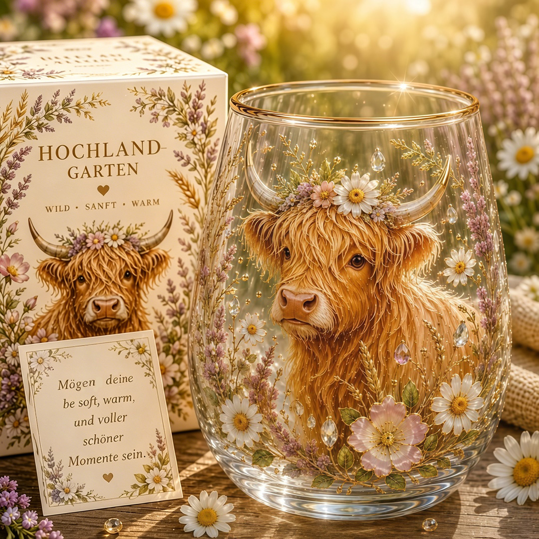 🌸 Limitierte Edition 2026 · Kolibri-Garten Glasbecher☀️☕