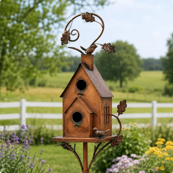 Iron Birdhouse❤🐎 (Handmade by Jordan Maynard®)