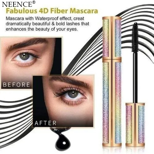 🌈BUY 1 GET 1 FREE🌈 NEENCE® 4D Flash Diamond Waterproof Silk Fiber Thick Lengthening Mascara