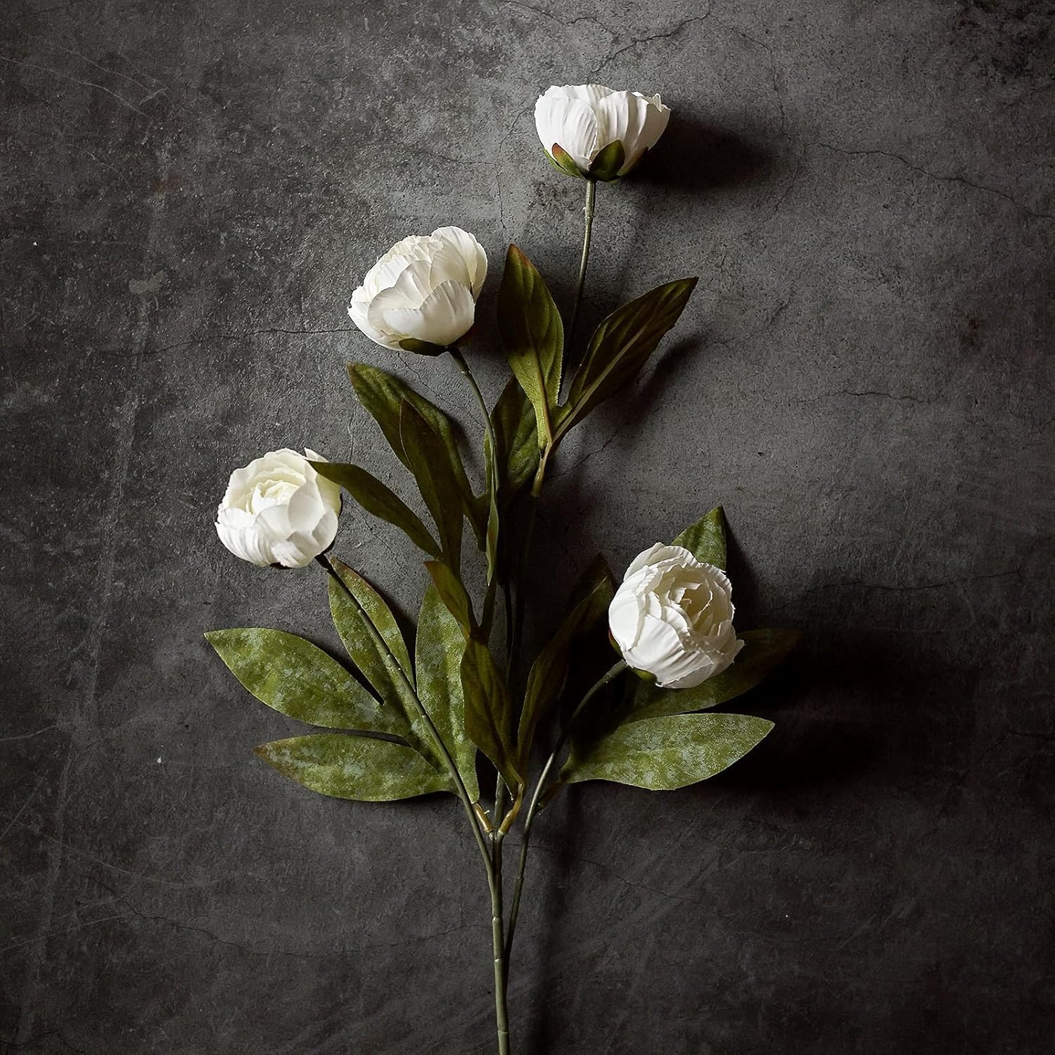 Faux Silk Peony Artificial Flowers for Vase -27"