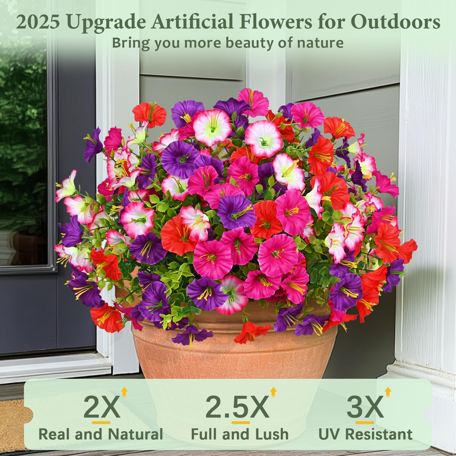 🔥Last Day 60% OFF🔥UV Resistant Artificial Petunias Flowers