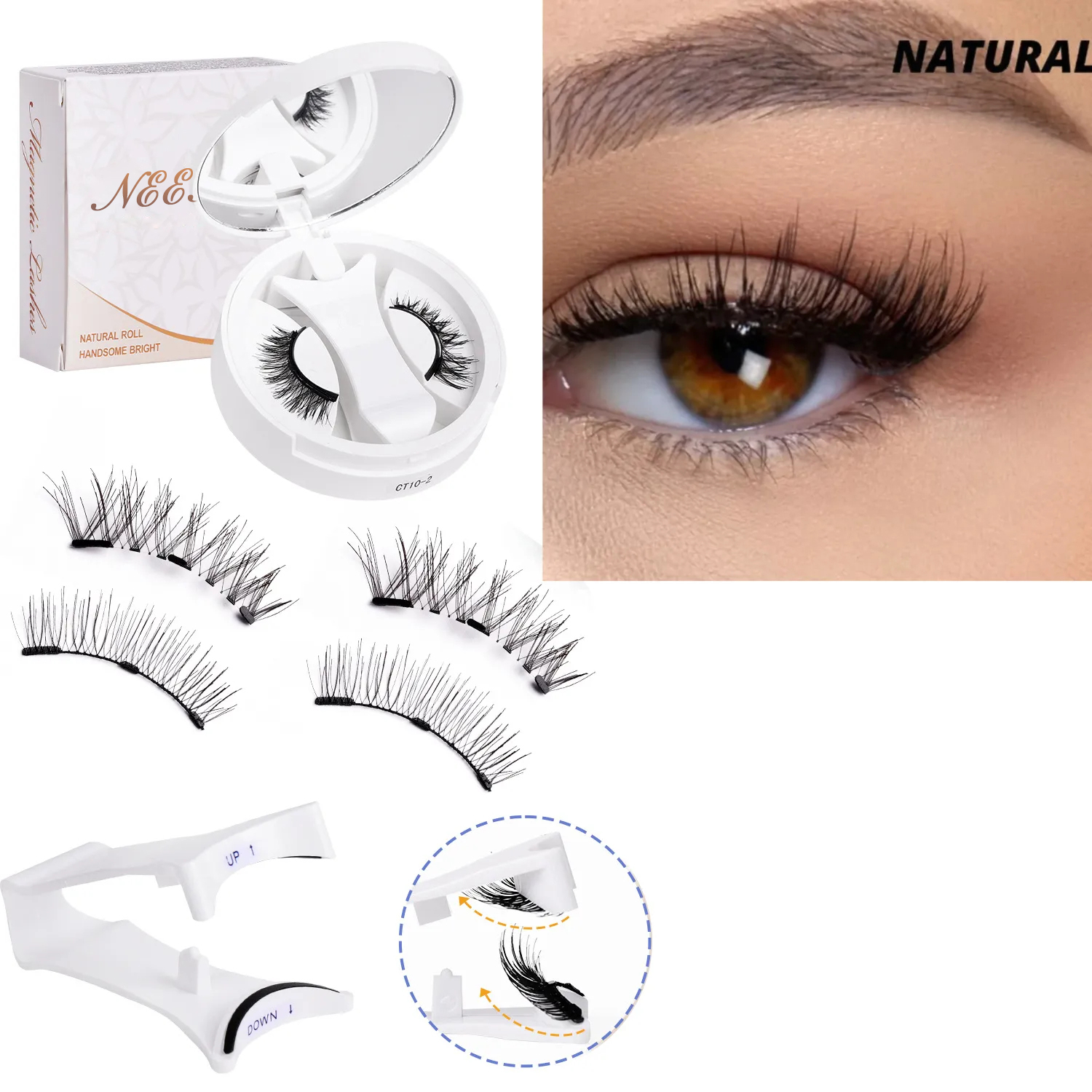 🔥Buy 1 Get 1 Free 🎊 NEENCE® Reusable Magnetic Eyelashes
