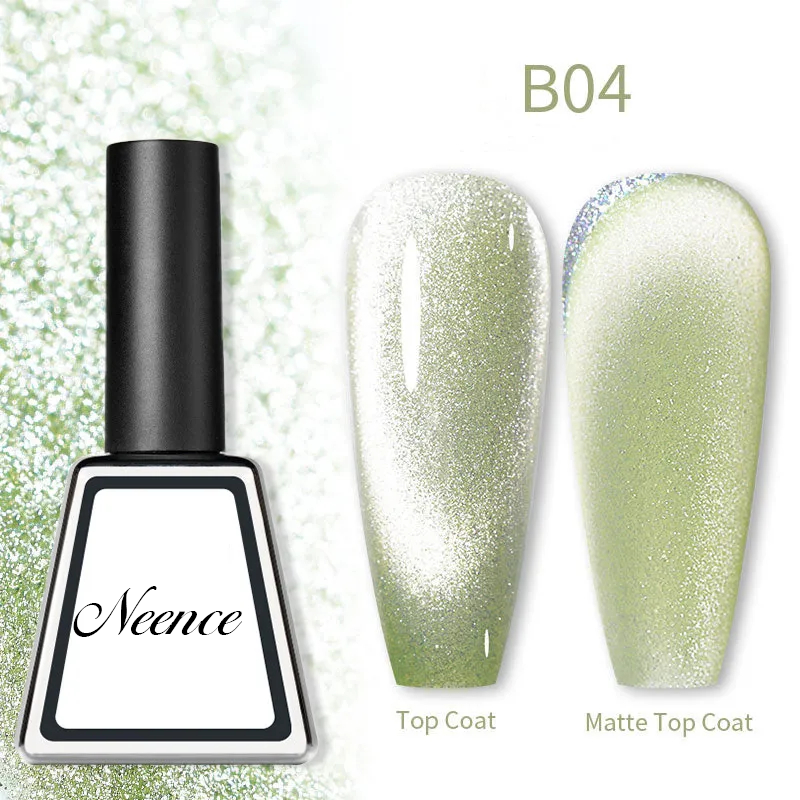 NEENCE® Rainbow Cat Eye Magnetic Gel Nail Polish