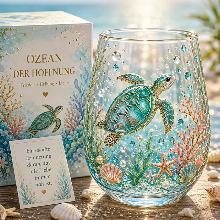 🌸 Limitierte Edition 2026 · Kolibri-Garten Glasbecher☀️☕